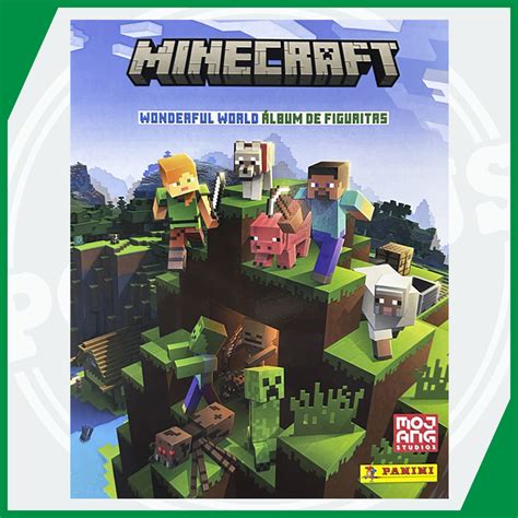 MINECRAFT Wonderful World Álbum de Figuritas