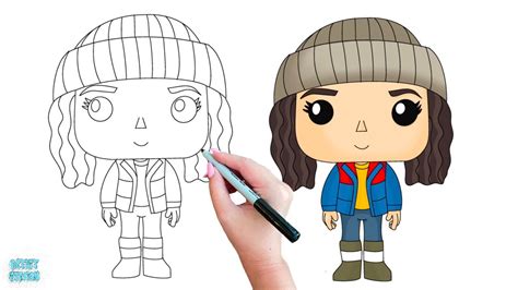 How To Draw Joyce From Stranger Things On Paper Or IPad YouTube