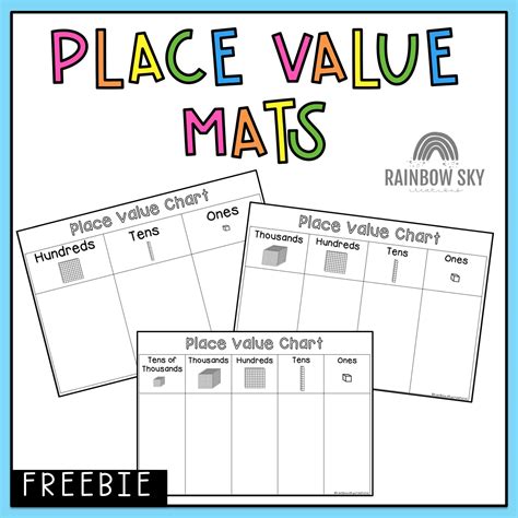 Place Value Mats Digit To Digit Numbers Free