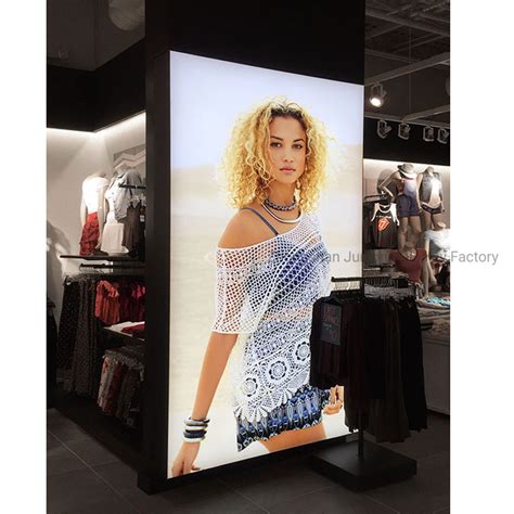 Backlit Big Size Display Led Seg Framess Fabric Light Box Illuminated