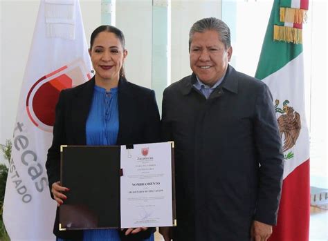 Nombran Nueva Secretaria De Educaci N Ntr Zacatecas