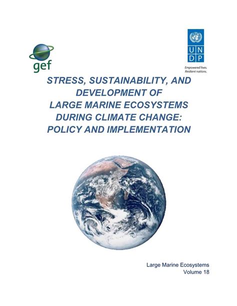 Stress Sustainability And Development Of Large Marine Ecosystems