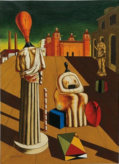 Giorgio De Chirico Le Muse Inquietanti 1961 Metaphysical Art