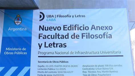 La Facultad De Filosof A Y Letras De La Uba Inaugur Un Nuevo Espacio