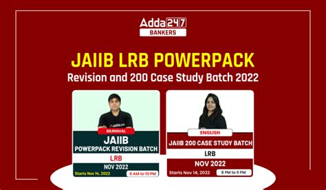 JAIIB LRB Powerpack Revision And 200 Case Study Batch 2022