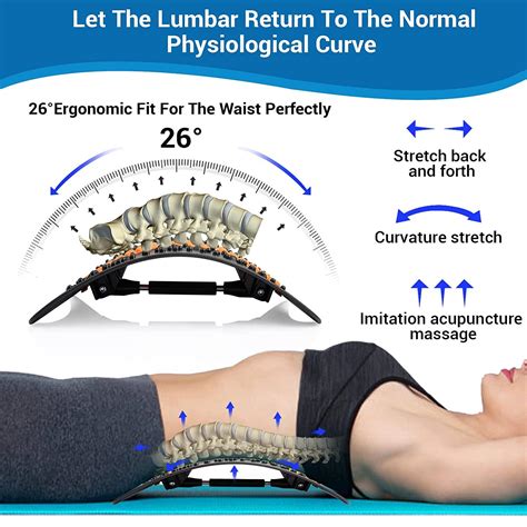 2022 Upgraded Back Stretcher And Cracker For Lower Back Pain Relief