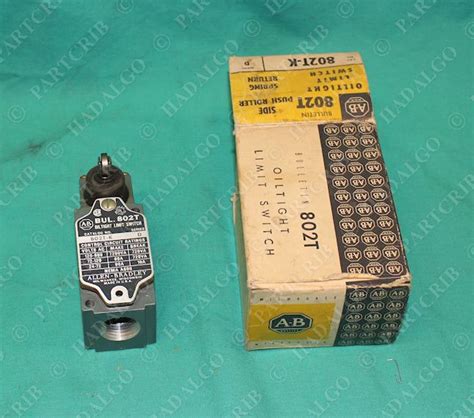 Allen Bradley 802t K Oiltight Limit Switch Roller Serd New