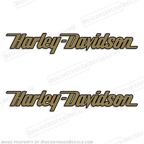 Harley Davidson Fuel Tank Motorcycle Decals Set Of 2 Style 8 EBay