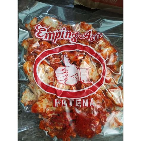 Jual Emping Patena Cabe Gram Asli Medan Jempol Keripik Pedas