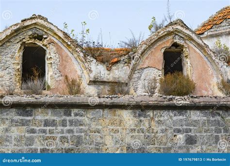 The Ghost Town Of Kayakoy Near In Fethiye Of Mugla Stock Image Image