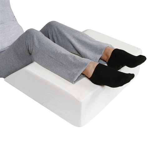 Support Plus Leg Wedge Pillow Elevated Premium Memory Foam W Washable