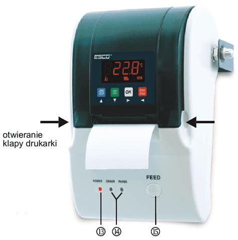Termograf do solówki z drukarką i wyświetlaczem ESCO DR201