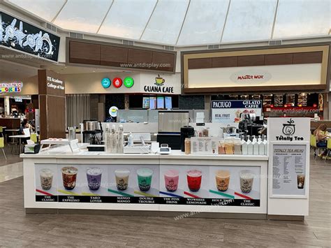 Fantastic Bubble Tea Kiosk Design Smoothie Tea Counter Used In Shopping