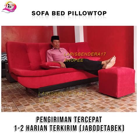 Jual Terlarisss Sofa Bed Minimalis Pilowtop Puff Bantal