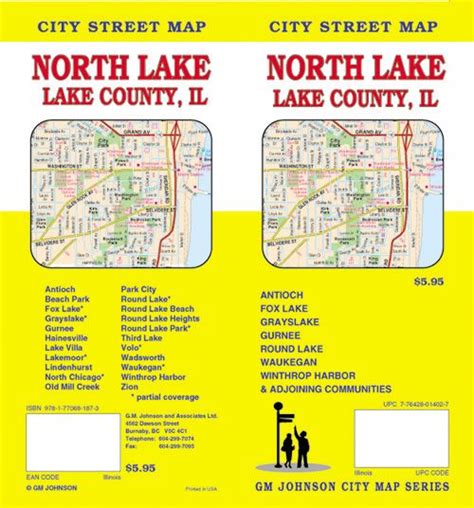 Lake County North, Illinois Street Map - GM Johnson Maps