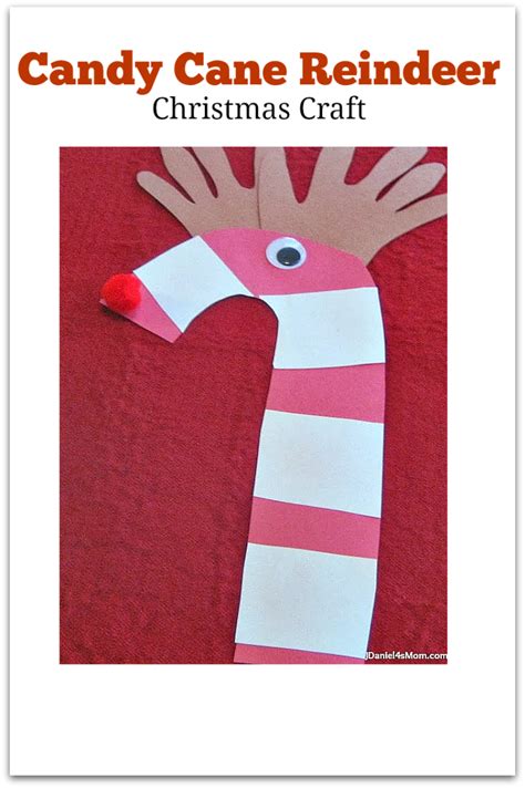 Christmas Craft Candy Cane Reindeer