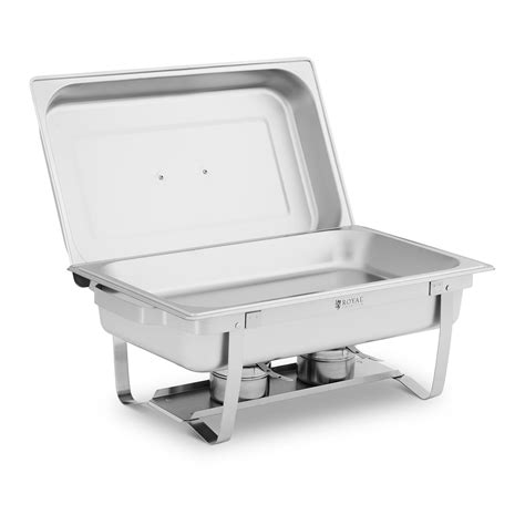 Chafing Dish GN 1 1 9 L 2 Fuel Container 500 X 300 X 60 Mm