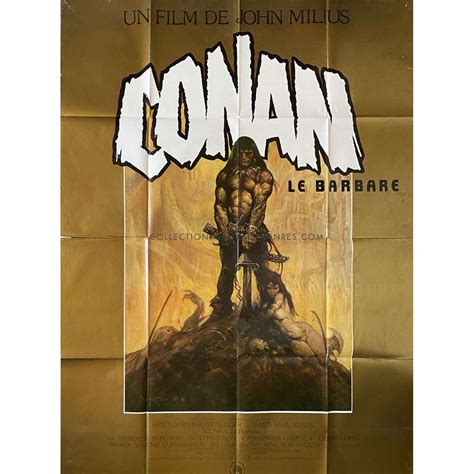 Conan The Barbarian French Movie Poster 47x63 In 1982