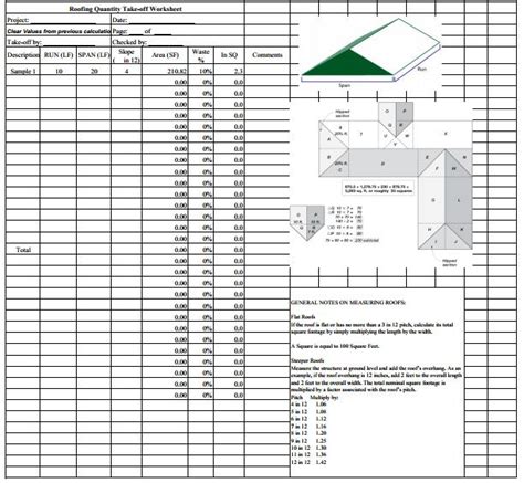 Roofing Estimates Templates Free Download Printable Templates Lab