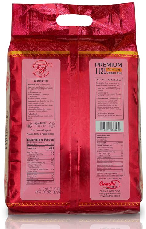 Mua TAJ Premium 1121 Basmati Rice Extra Long Grain Basmati Rice From