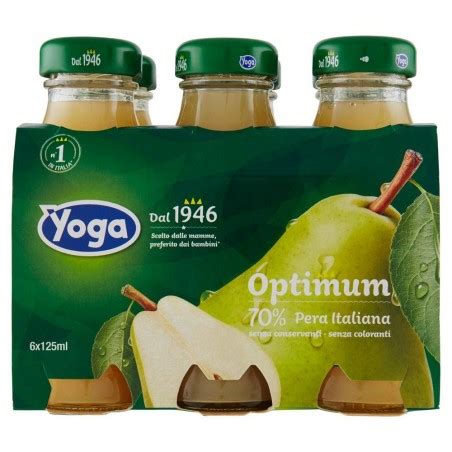 YOGA SUCCO DI PERA ML 125 X 6 Numeri Primi Srl