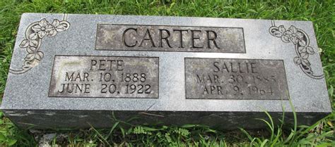 Sallie Rippy Carter 1885 1964 Memorial Find A Grave