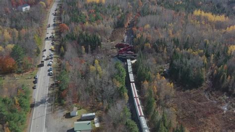 Train Derails In Orneville