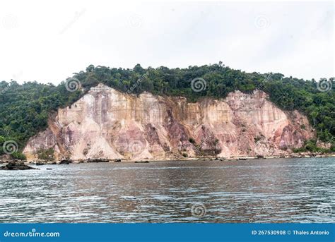 View Of The Sea From The Cliff Of Morro De Sao Paulo Editorial Stock