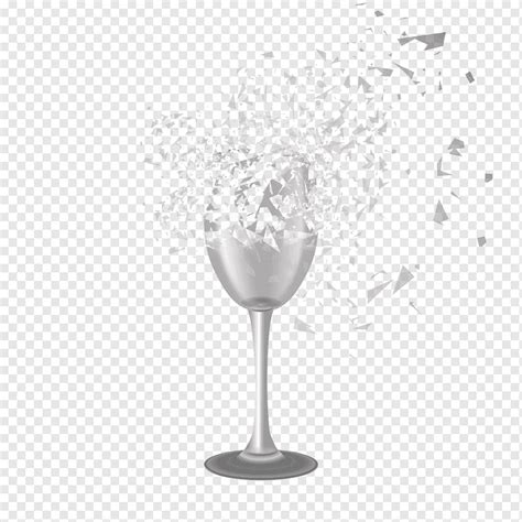 Zerbrochen zerbrochen Glas Wein beschädigt Riss png PNGWing