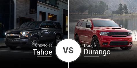 2020 Chevrolet Tahoe Vs 2020 Dodge Durango