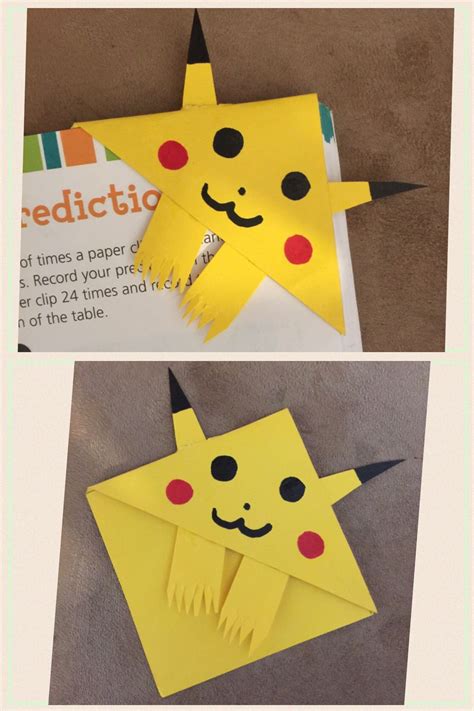 Pikachu Corner Bookmark Diy Garden Decor Backyard Decor Amazing