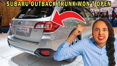 How To Fix Subaru Outback Trunk Wont Open Lift Gate Rear Hatch