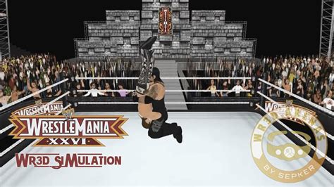 UNDERTAKER VS SHAWN MICHAELS WRESTLEMANIA 26 WR3D SIMULATION WM 26