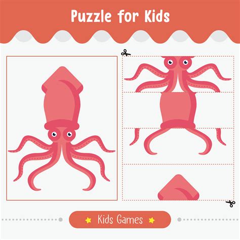 Puzzle for kids educational game children 4232043 Vector Art at Vecteezy