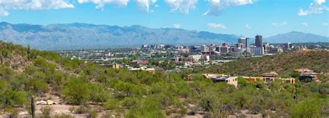 Premium Photo Aerial View Of Tucson Arizona Captivating K Skyline