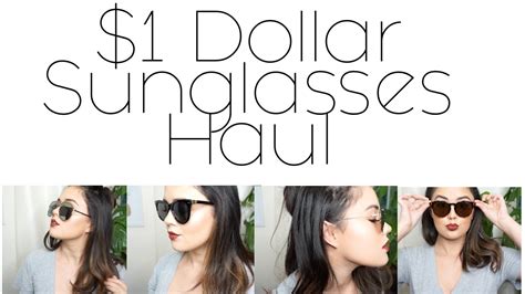 Dollar Sunglass Haul Youtube