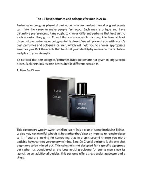 Ppt 5 Best Perfumes For Men That Last All Day Powerpoint Presentation