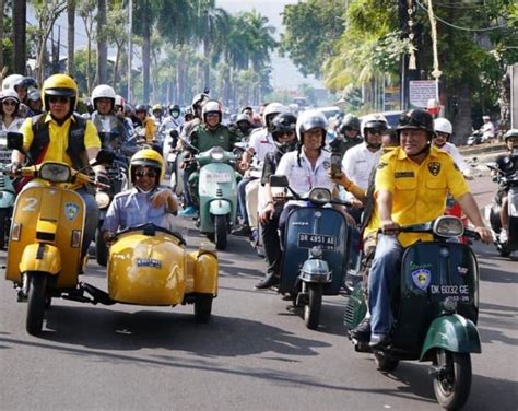 Bamsoet Meriahkan Vespa World Day 2022 Di Bali Riding Bareng Komunitas