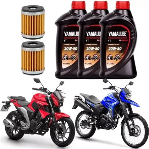 Kit 2 Trocas De Óleo Original Yamaha Fazer Lander Tenere 250 Frete grátis