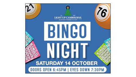 Bingo Night Visit South Cambs