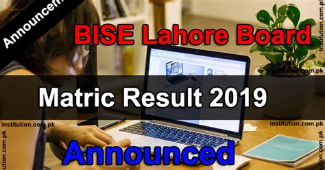 Th Class Results Bise Lahore Board Th Th Class Result