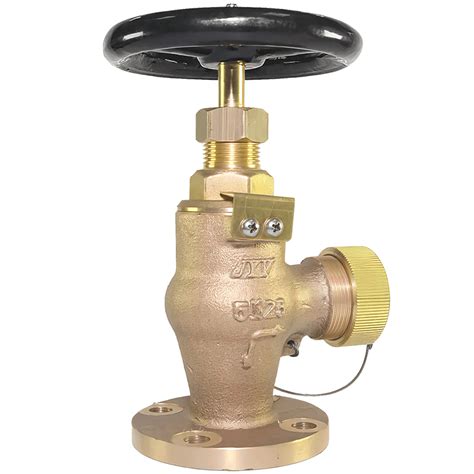 MARINE BRONZE HOSE ANGLE VALVE 5K NAKAJIMA SYSTEM JIS F7334 O S K