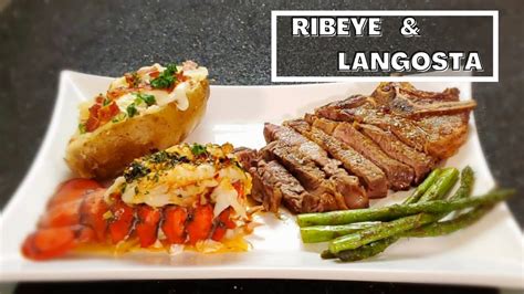 Delicioso Ribeye Steak Langosta A La Mantequilla Receta Paso A Paso