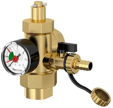 Flamco Flexcon Connection Group With Pressure Gauge Ke