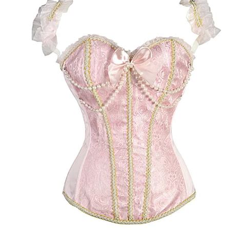 Pink Pearled Corset Top Corsets Uk Fashion Pink Fashion Corset Fashion