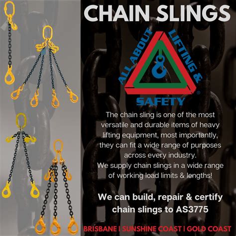 All About Lifting | Chain Slings | Versatile & Durable Lifting Equipment