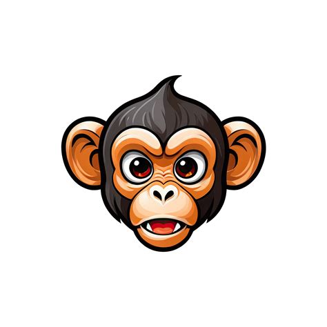 AI generated logo esport head of monkey illustration design 37132569 PNG