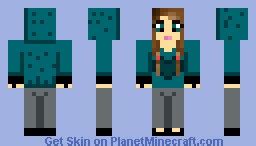 Hoodie Girl :D Minecraft Skin