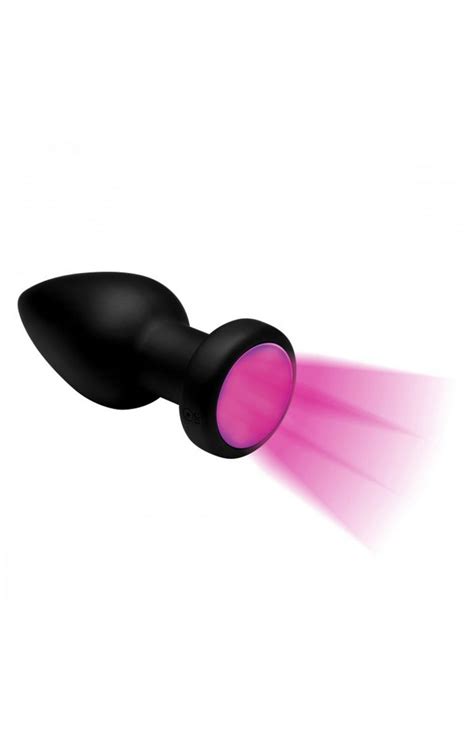 7x Light Up Rechargeable Anal Plug Large BTYS AG253 LG