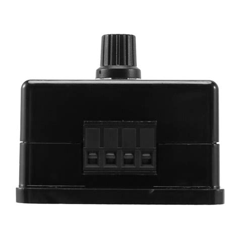 1X Black LED Dimmer Switch DC 12V 24V 8A Adjustable Brightness Lamp